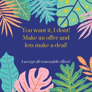 Let’s make a deal! I accept all reasonable offers✨